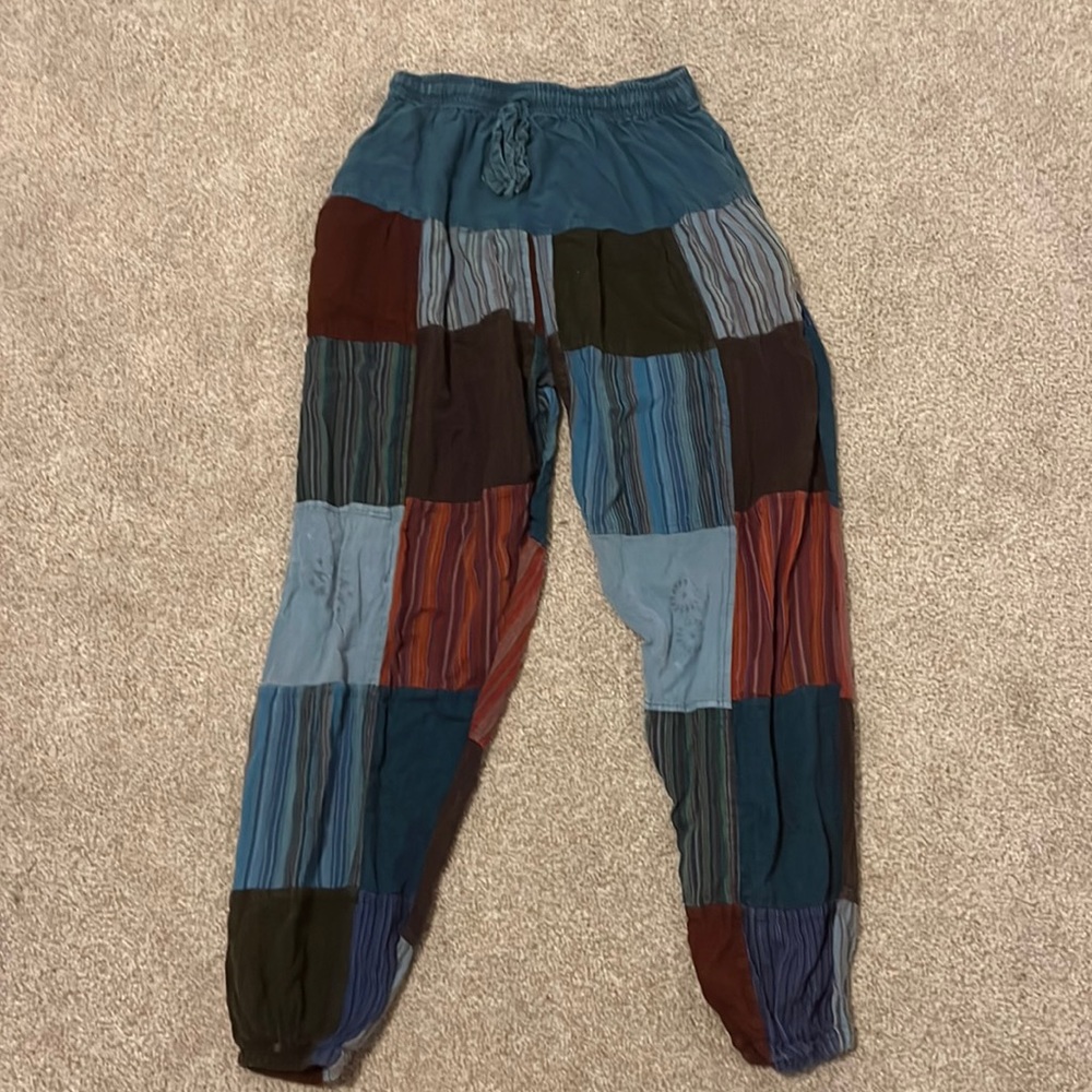 Hippie Patchwork Pants - image 1